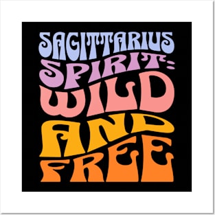 Sagittarius Spirit Zodiac Sign Birthday Posters and Art